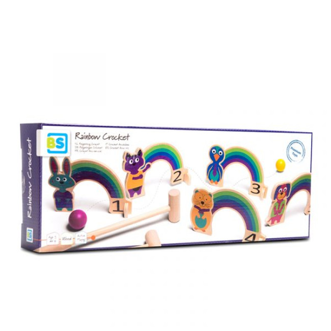 Bs Toys Rainbow Croquet (Κροκέ)