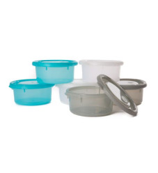 Bo Jungle B-Bowl Φαγητοδοχεία 300ml (σετ των 6) - Ασπρο/Γκρι/Γαλάζιο