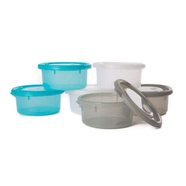 Bo Jungle B-Bowl Φαγητοδοχεία 300ml (σετ των 6) - Ασπρο/Γκρι/Γαλάζιο