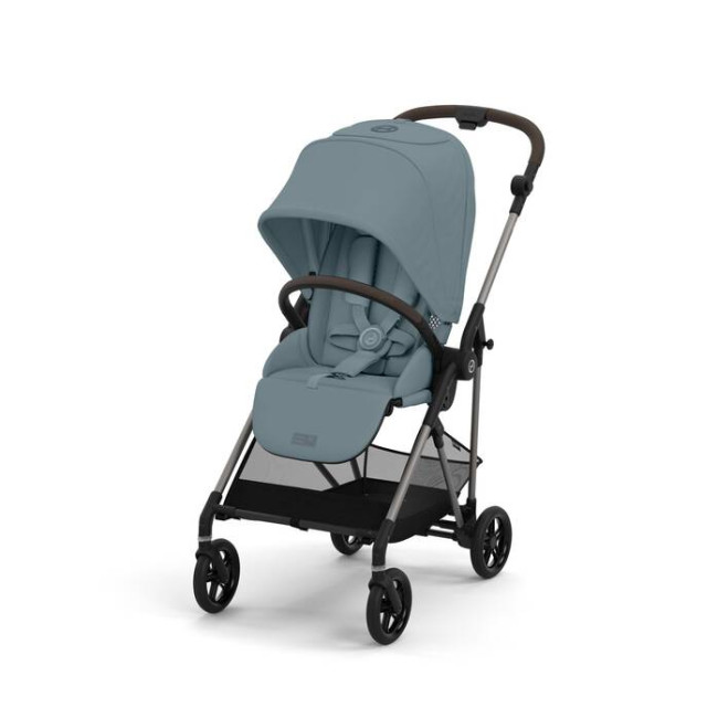 Cybex Καρότσι Melio Taupe Frame Stormy Blue