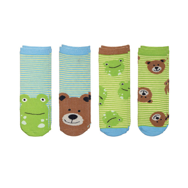 FlapJackKids Mix And Match Socks Frog/Bear