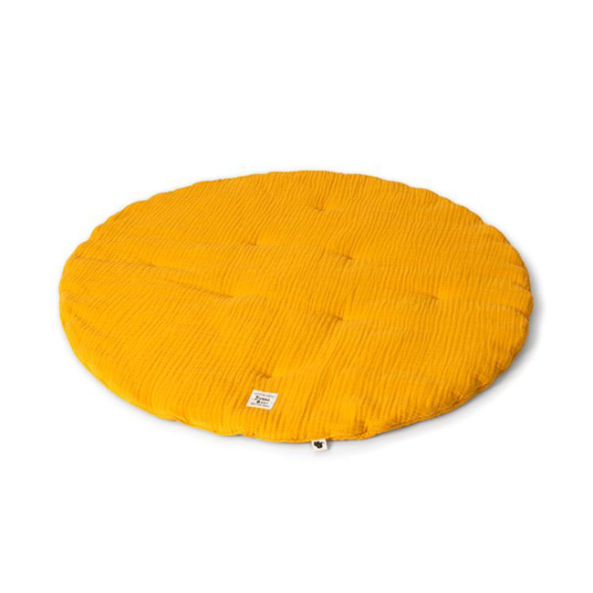 Funna Baby Χαλάκι Playmat Μουσελίνα 110x110 Marigold Mustard