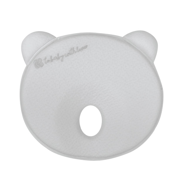 Kikka Boo Βρεφικό Εργονομικό Μαξιλάρι Memory Foam Bear Airknit Grey