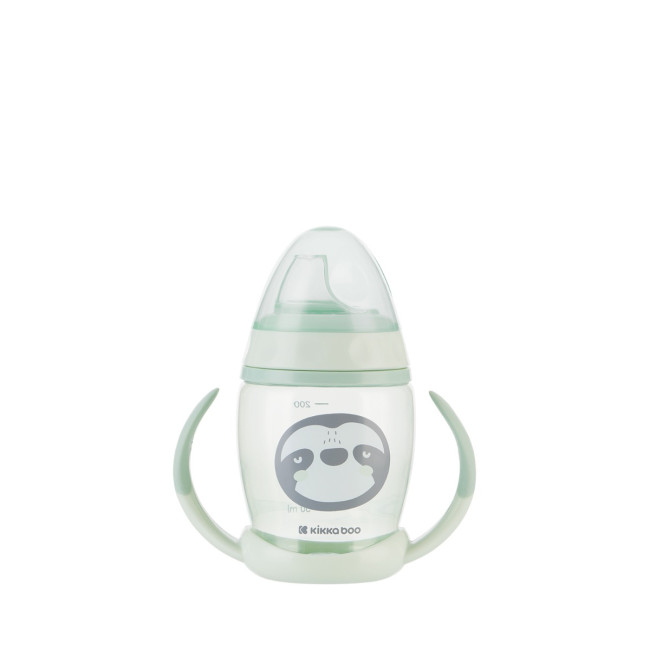 Kikka Boo PP Ποτηράκι Με Καπάκι 200ml Happy Face Mint