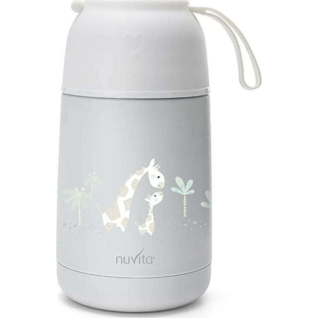 Nuvita Θερμικό Χαλύβδινο Δοχείο Τροφίμων 620ml White